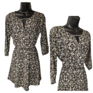 Lush Faux Wrap Dress